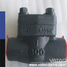 Welded Bonnet Fs A105/A105n Cl800 Fnptxmnpt Check Valve